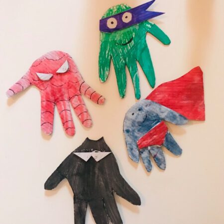 Creative Play: Superhero Hands
